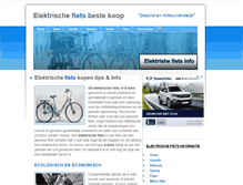 Tablet Screenshot of de-elektrischefiets.be